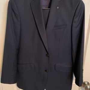 Ted Baker Navy 3 Piece Suite Size 40S